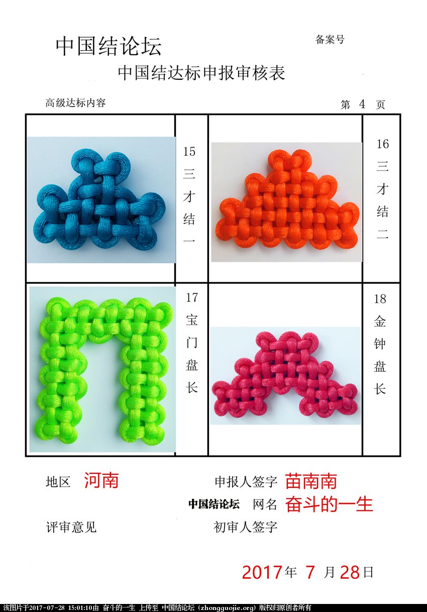 高级达标审核表4