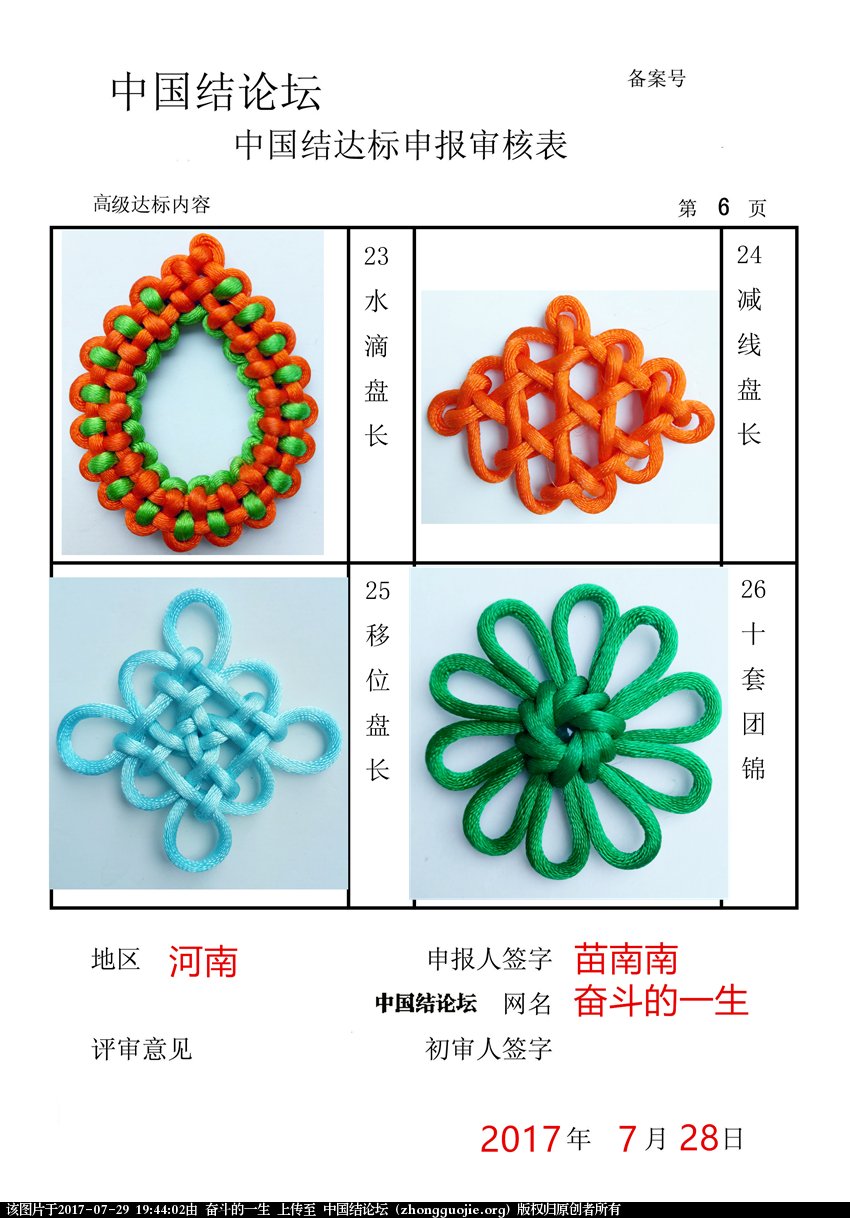 高级达标审核表6