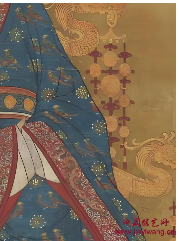 南宋真宗后坐像轴图中的悬挂串联式饰结