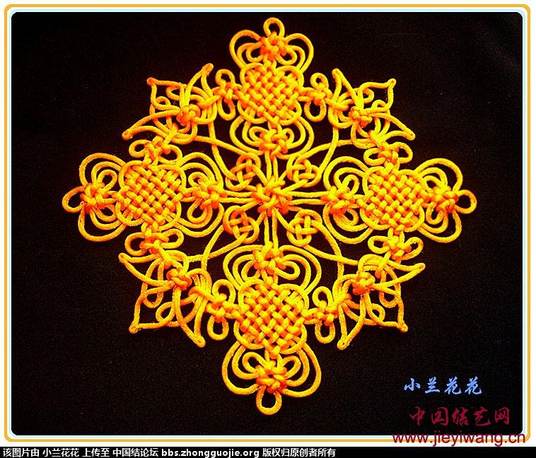 第三届中国结艺网达标考核评审专家组长：王美兰介绍与作品