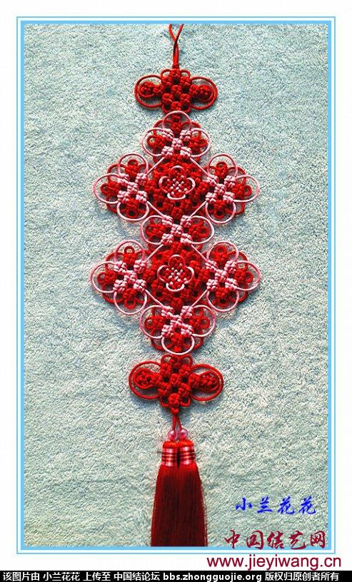 第三届中国结艺网达标考核评审专家组长：王美兰介绍与作品