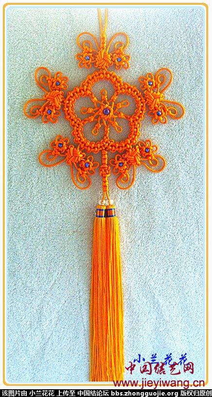 第三届中国结艺网达标考核评审专家组长：王美兰介绍与作品