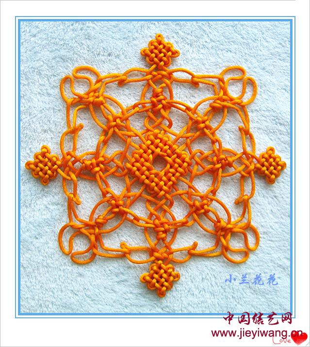 第三届中国结艺网达标考核评审专家组长：王美兰介绍与作品