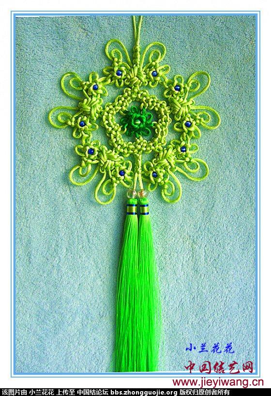 第三届中国结艺网达标考核评审专家组长：王美兰介绍与作品