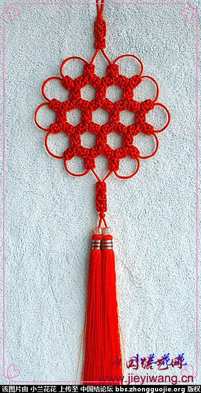 第三届中国结艺网达标考核评审专家组长：王美兰介绍与作品