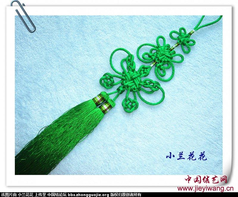 第三届中国结艺网达标考核评审专家组长：王美兰介绍与作品