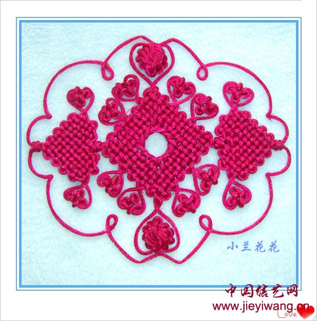 第三届中国结艺网达标考核评审专家组长：王美兰介绍与作品