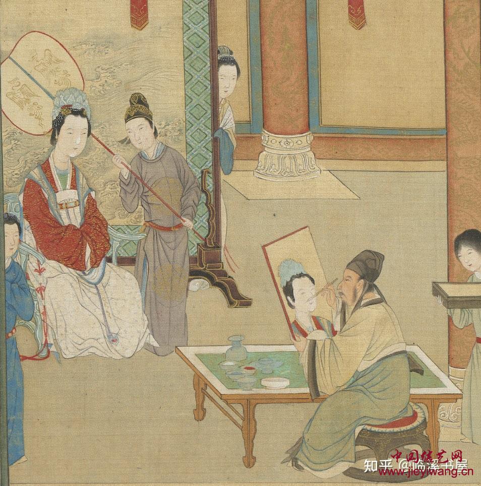 明代仇英《汉宫春晓图》百位美人身上的绳结