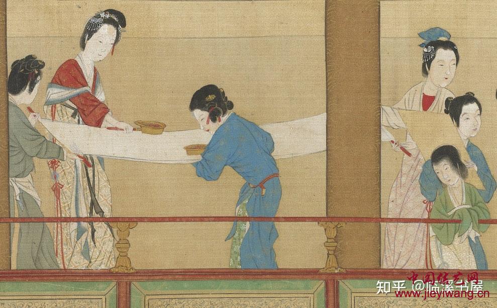 明代仇英《汉宫春晓图》百位美人身上的绳结