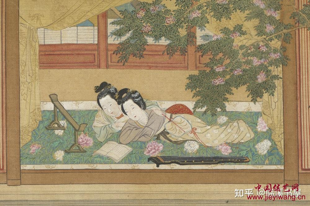 明代仇英《汉宫春晓图》百位美人身上的绳结