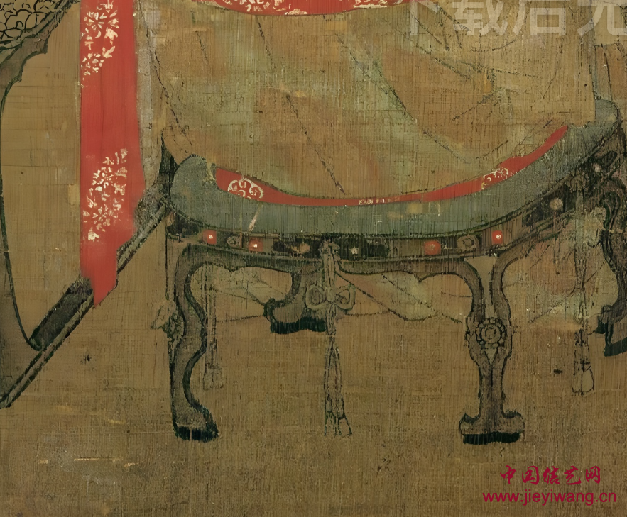 唐代《唐人宫乐图》酢浆草小挂件 唐代《唐人宫乐图》酢浆草小挂件