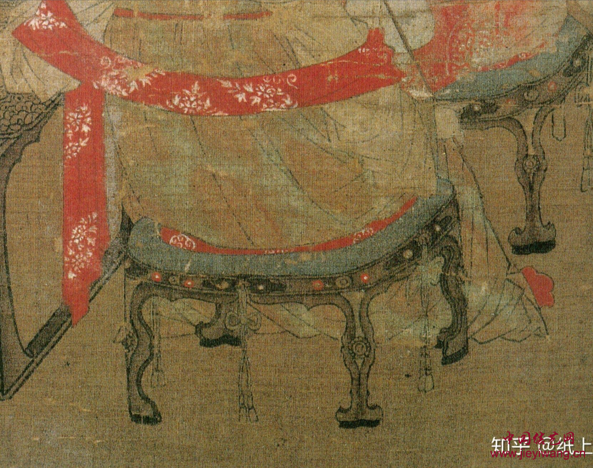 唐代《唐人宫乐图》酢浆草小挂件 唐代《唐人宫乐图》酢浆草小挂件