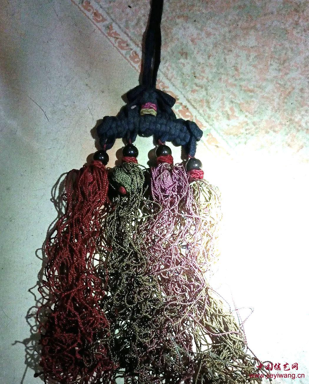 民间收藏的清代中国绳结佩饰组图 民间收藏的清代中国绳结佩饰组图