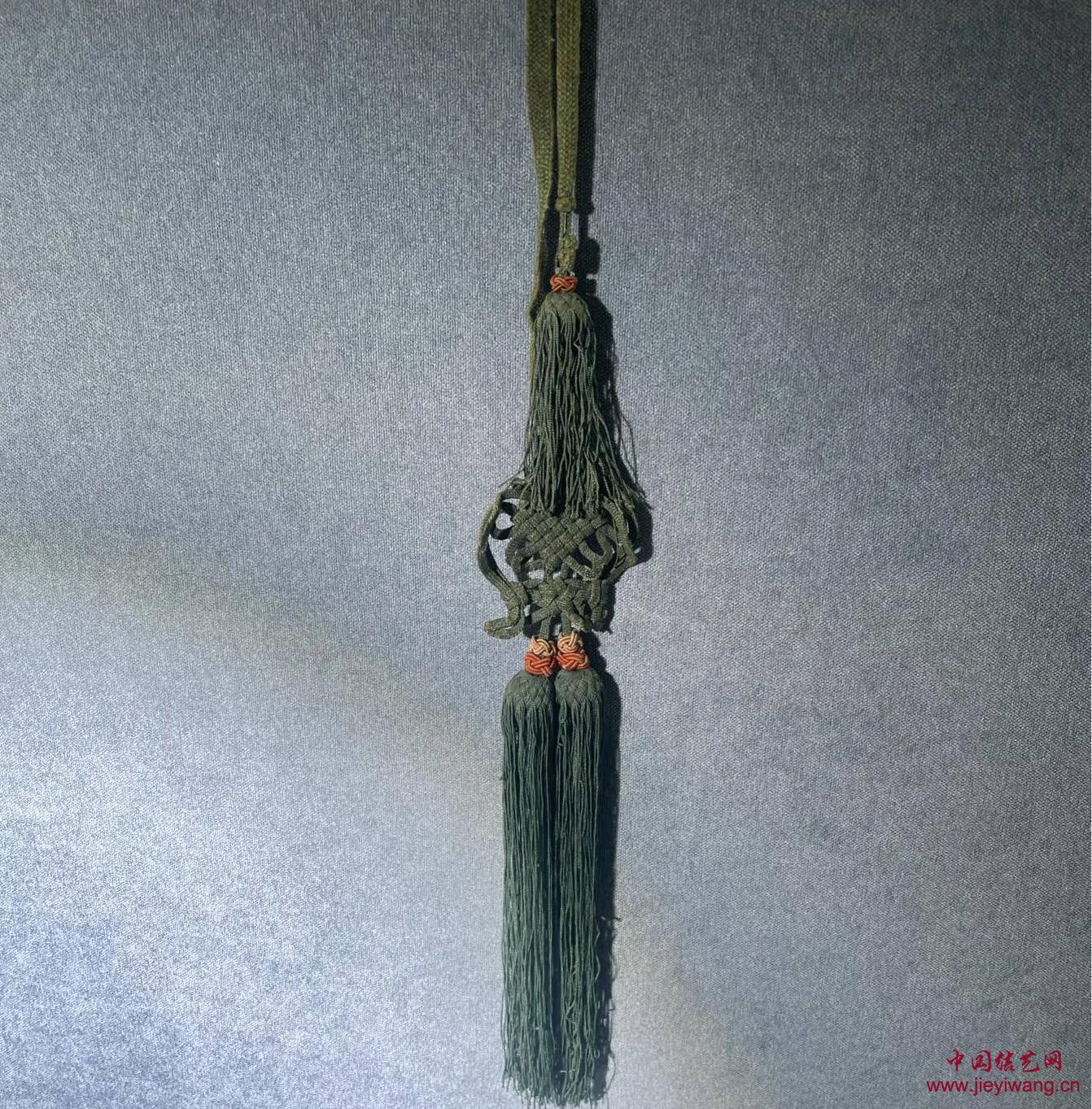 民间收藏的清代中国绳结佩饰组图 民间收藏的清代中国绳结佩饰组图