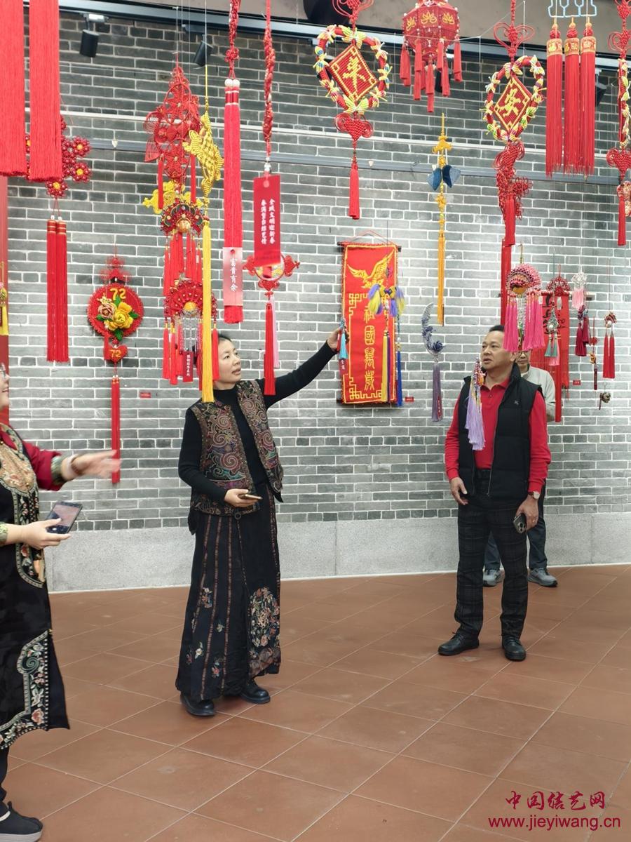 2026春满鳌台绳结艺术展在厚街镇开幕